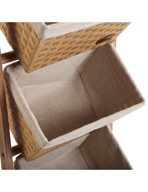 Badezimmermöbel mit 4 Körben, Modell “Cesta” (Braun) Badezimmermöbel mit 4 Körben, Modell “Cesta” (Braun)