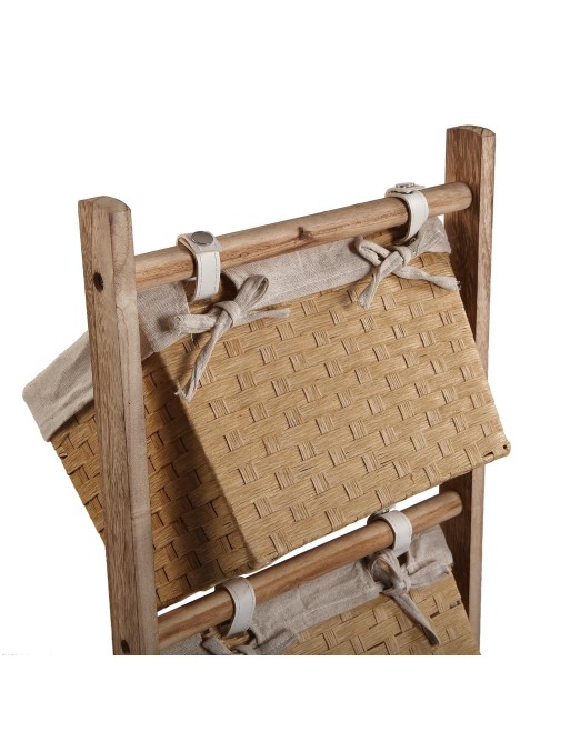 Bathroom furniture with 4 baskets, model “Cesta” (Brown)