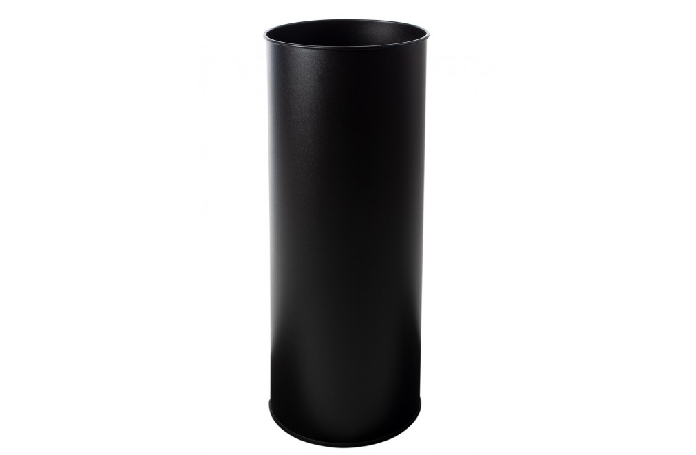 Papierkorb 35 Liter. Strukturierte schwarze Farbe