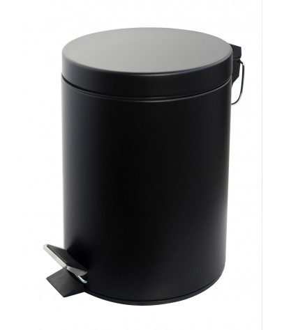 Abfalleimer mit Pedal 5l. - Farbe schwarz