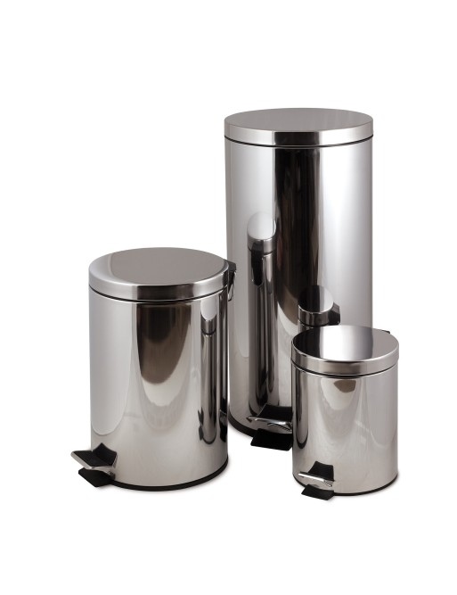 Papelera acero inoxidable con pedal 40 Litros Papelera acero inoxidable con pedal 40 Litros