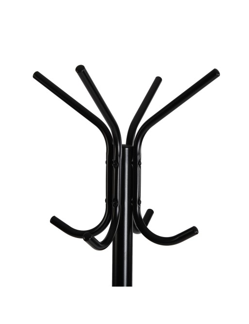 Metal coat rack stand. Black color (eco1)