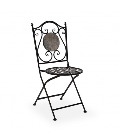 Juego de mesa y 2 sillas de jardín, modelo Mediterráneo 3