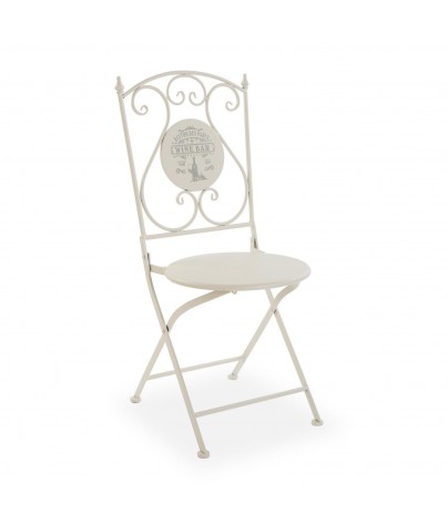 Juego de mesa y 2 sillas de jardín, modelo Paris
