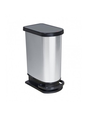 50-Liter Mülltonne mit Pedal, Federmodell