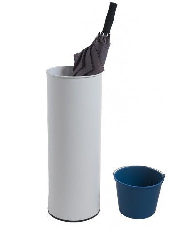 Metal Umbrella Stand, model 35 Liters. White color