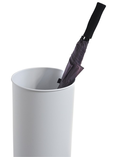 Metallschirm-Stand, Modell 35l. Weiße Farbe Metallschirm-Stand, Modell 35l. Weiße Farbe