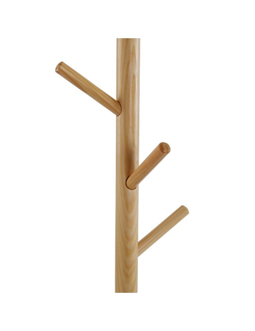 Perchero de madera, modelo Pine (Blanco)