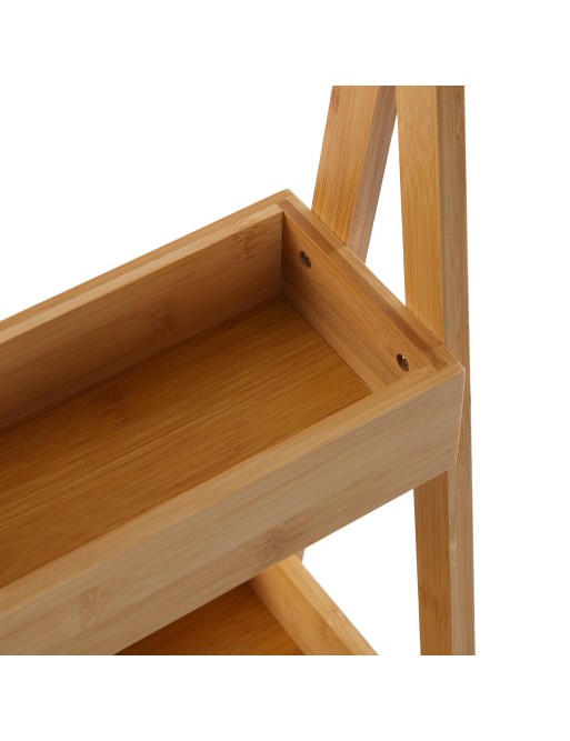 Bathroom shelf with wheels, 3 shelves. Model Bamboo Bathroom shelf with wheels, 3 shelves. Model Bamboo