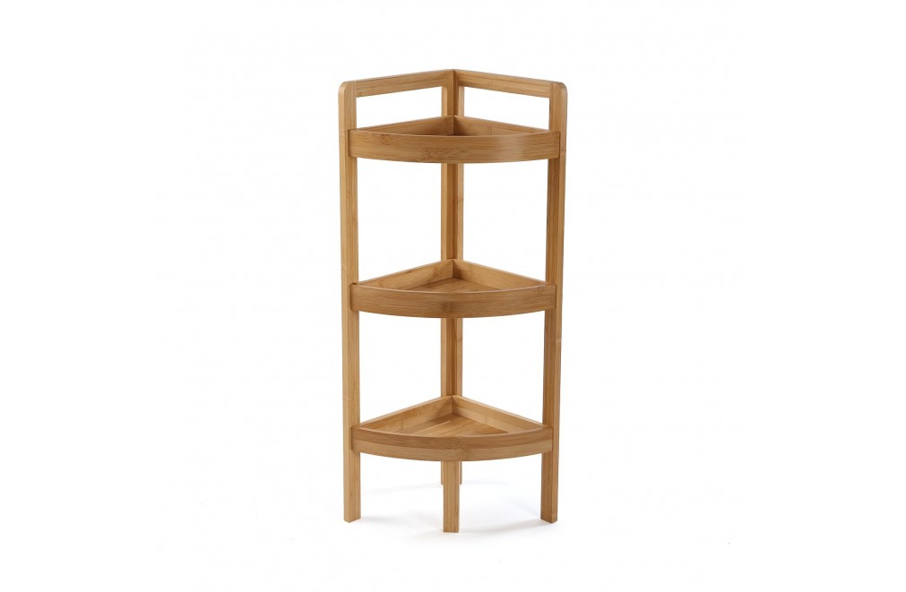 Bathroom furniture with 3 shelves, model Bamboo