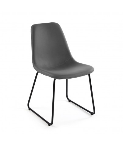 Four Kitchen chairs, Poli model (Grey)