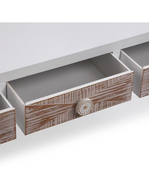 Center table with 3 drawers, model Pine