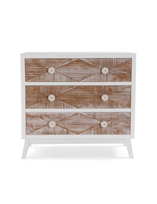 Chest with 3 drawers, model Pine