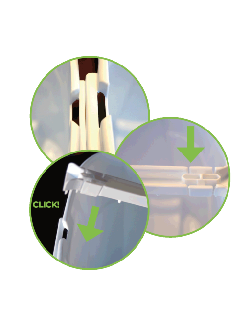 Cubo de basura con separador interior. Capacidad 25 litros. 5 Colores