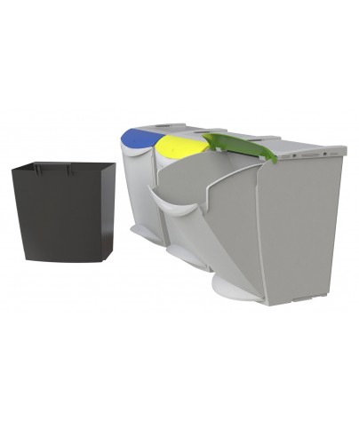 Modular garbage container. Capacity 25 liters (6 colors)