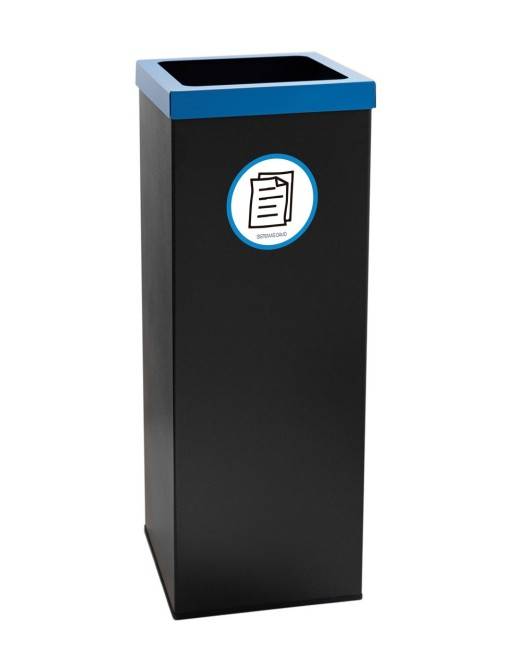 Black metal recycling bin 44 Liters (5 colors) Black metal recycling bin 44 Liters (5 colors)