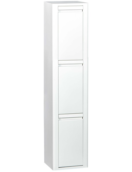 Mueble metálico para reciclaje con tres compartimentos, modelo Viena 2 (Blanco) Mueble metálico para reciclaje con tres compartimentos, modelo Viena 2 (Blanco)