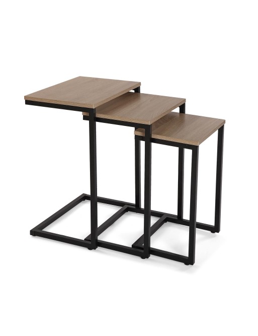 Ensemble de trois tables auxiliaires, modèle Office