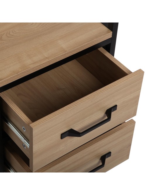 Regal mit 5 Regalen und 2 Schubladen