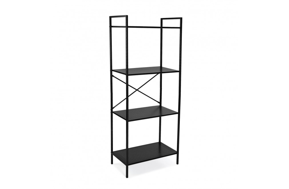 Metal shelf with 4 shelves. Metal plus model