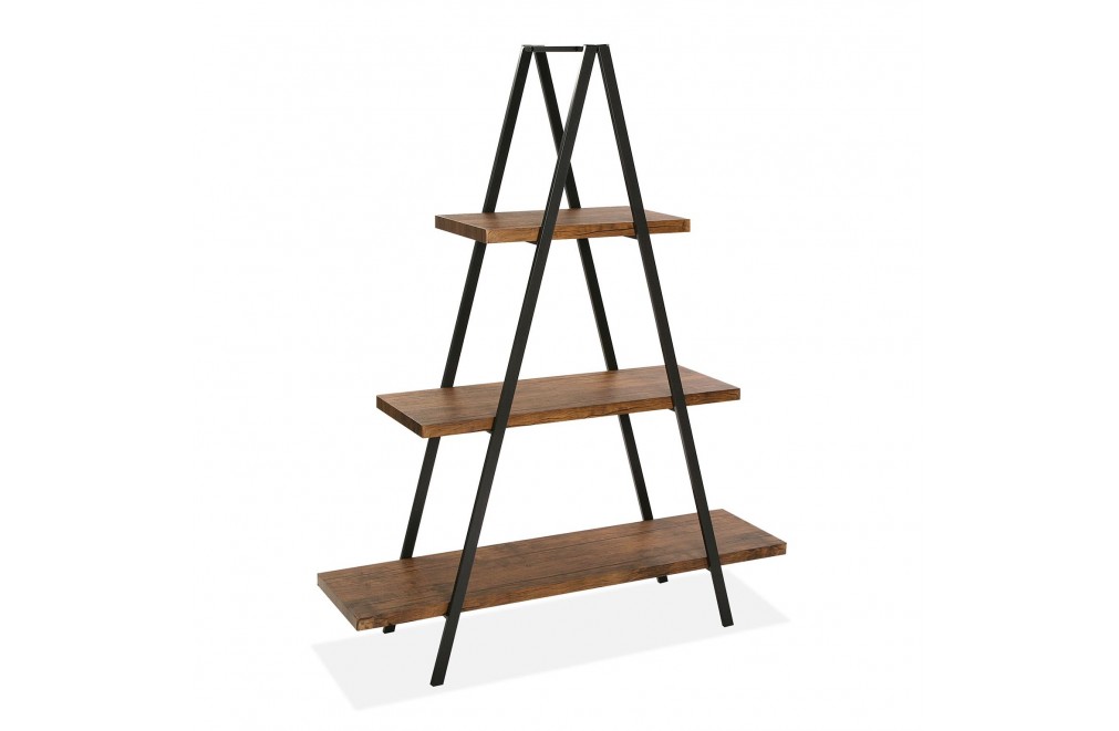 Metal shelf or bookcase with 3 shelves. Alpha model