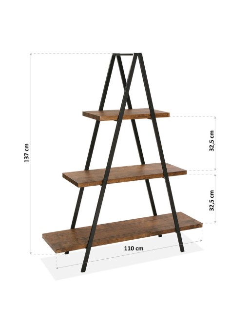 Estantería o librería metálica con 3 estantes. Modelo Alpha Estantería o librería metálica con 3 estantes. Modelo Alpha