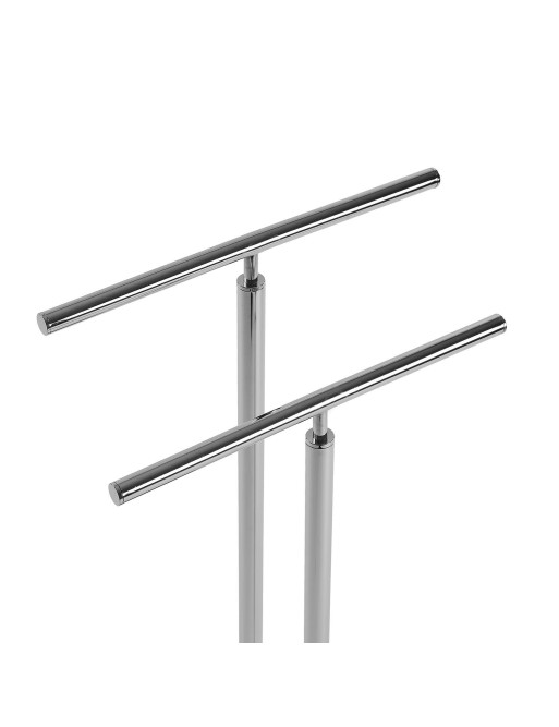 Toallero de baño cromado. Modelo 1