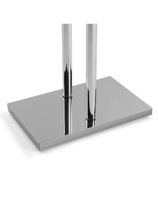 Toallero de baño cromado. Modelo 1