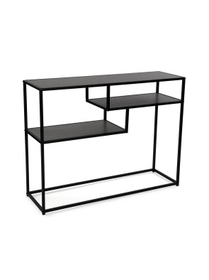DARK ENTRANCE TABLE WITH 2 SHELVES MODEL UP
