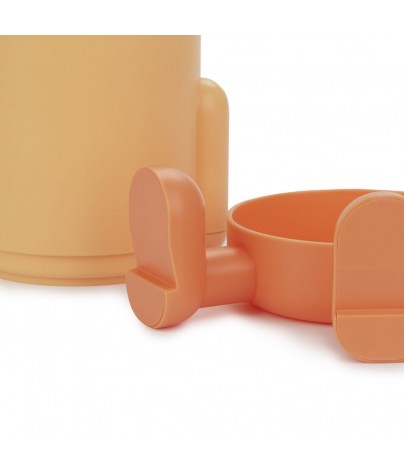 Portalápices o Lapicero de plástico color naranja