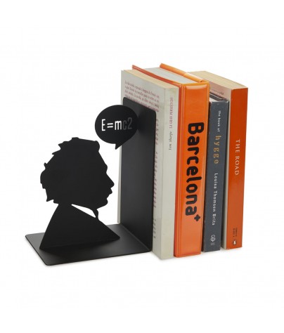 Metal book stand 17x13x10 cm. Model Einstein