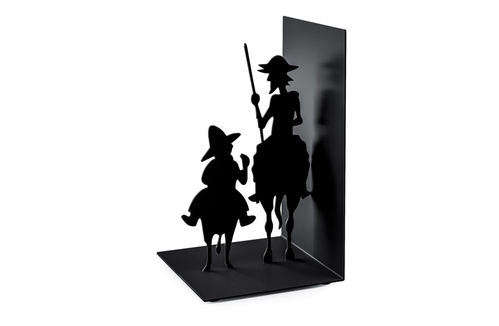 Buchstützen aus metall 17x10x10 cm. Modell Don Quijote
