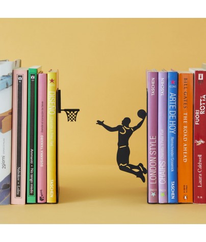 Sujeta libros metálico 17x10x13 cm. Modelo Basket