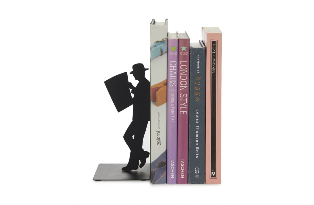 Metal book stand 17x10x8 cm. Model Reading