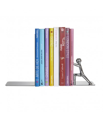 Metal book stand 11,2x19,2x7 cm. Model Push