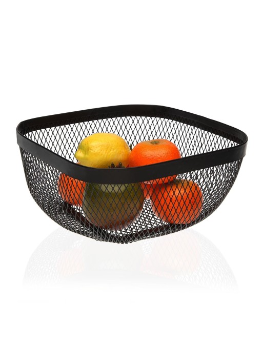 FRUTERO METALICO EN COLOR NEGRO MEDIDA 26,5CM FRUTERO METALICO EN COLOR NEGRO MEDIDA 26,5CM