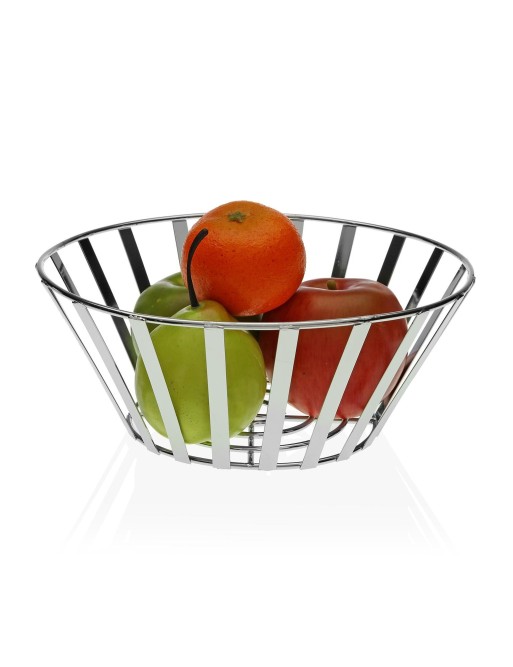 CHROME-PLATED METAL FRUIT BOWL 10x25 cm CHROME-PLATED METAL FRUIT BOWL 10x25 cm