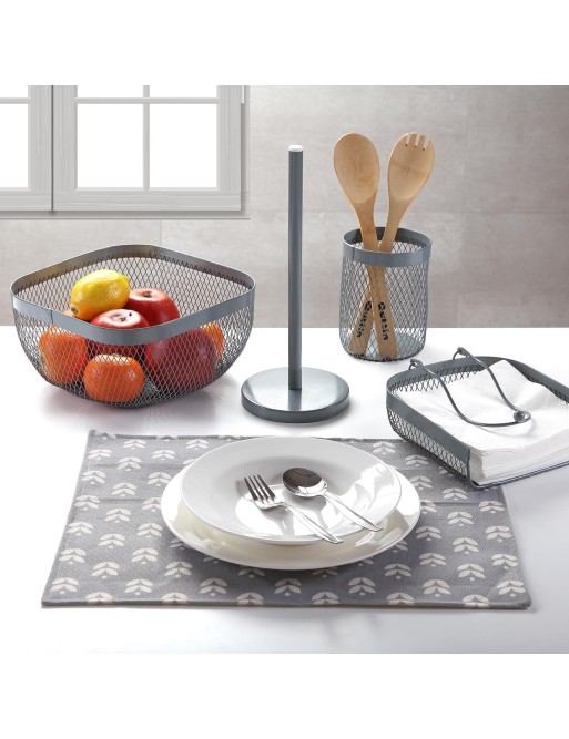 GREY FRUIT BOWL 26.5 cm