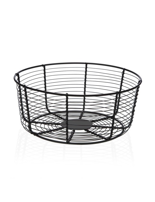 KITCHEN FRUIT BOWL ROUND BLACK 26x11 cm KITCHEN FRUIT BOWL ROUND BLACK 26x11 cm