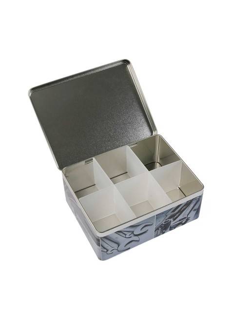 CAJA METALICA CON DEPARTAMENTOS MODELO TUERCAS CAJA METALICA CON DEPARTAMENTOS MODELO TUERCAS