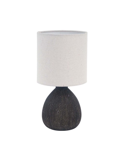 LAMPARA DE MESA BASE NEGRA MODELO TULIPA