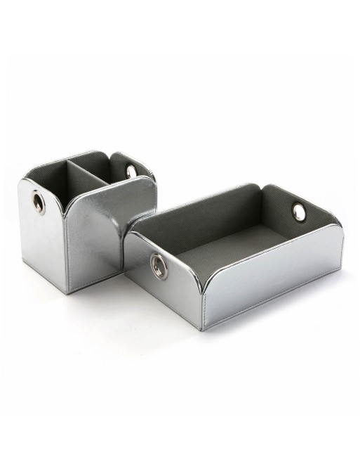 EMPTY TRAY HALL POCKETS IN SILVER