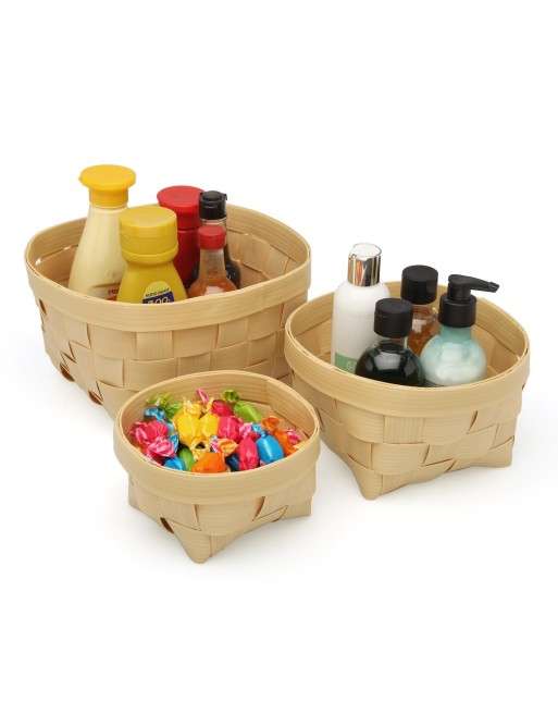 SET OF THREE ROUND BASKETS MODEL ROY