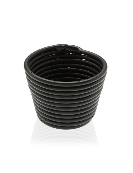 BLACK ROUND BASKET 10x13x13 cm