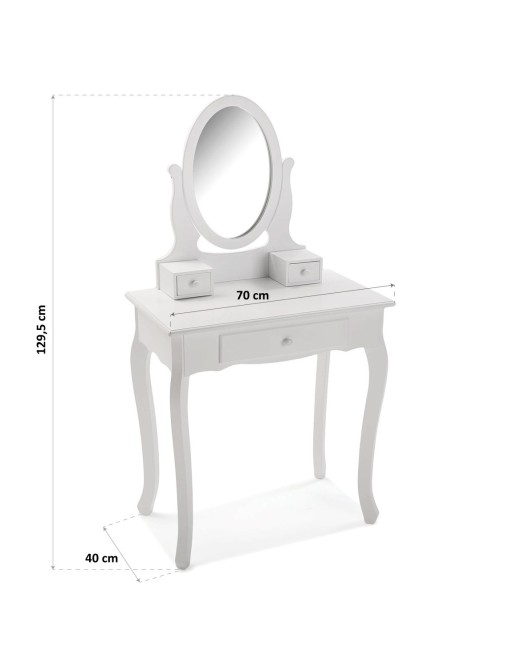 TOCADOR EN COLOR BLANCO. MODELO CANDI