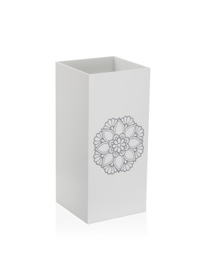 PARAGUERO DE MADERA EN COLOR BLANCO MODELO YANTRA