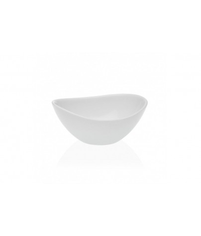 OVAL BOWL IN WHITE