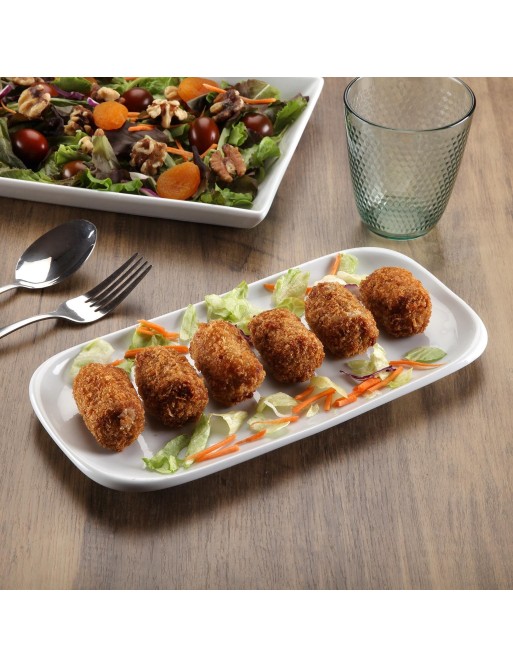 KLEINES MODELL WEISSER PORZELLANBRUNNEN 28,3x14 cm