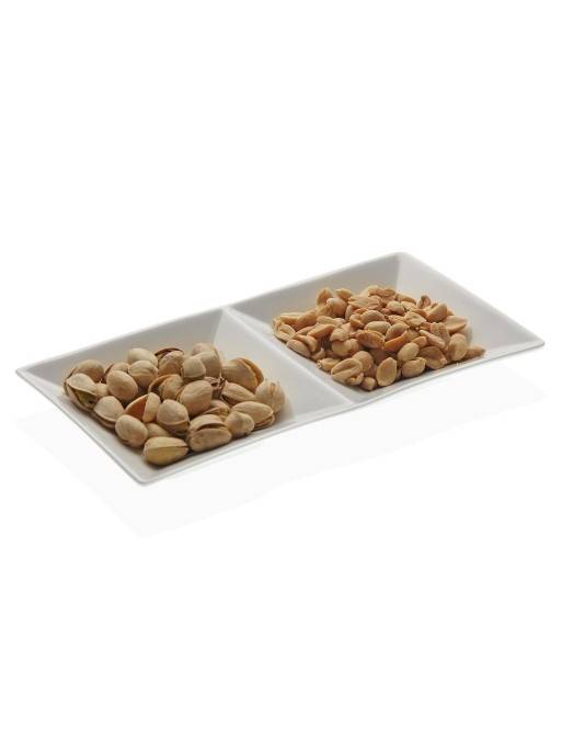 PLAT APÉRITIF EN PORCELAINE BLANCHE 23,3x11,7 cm PLAT APÉRITIF EN PORCELAINE BLANCHE 23,3x11,7 cm