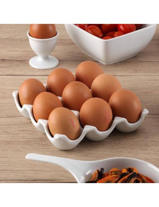 PORCELAIN EGG CUP 15.4x15.4x3.3 cm PORCELAIN EGG CUP 15.4x15.4x3.3 cm